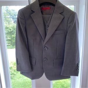 Charcoal Toddler Suit - 4T